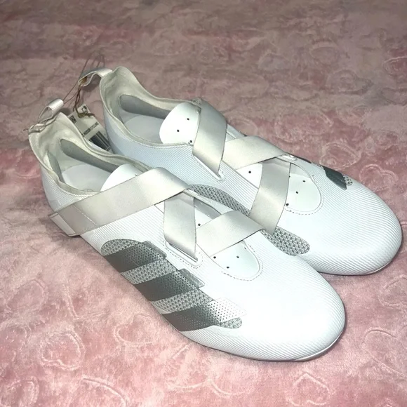 adidas gazelle silver green womens Capri II White Women's Indoor Cycling Shoes  Tommaso Cycling